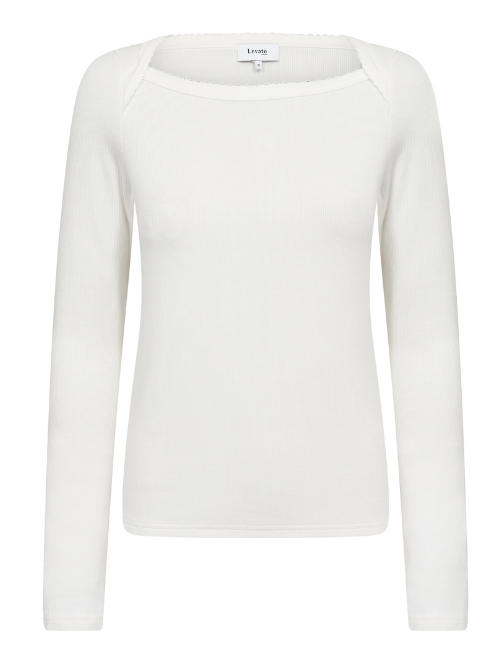 Ika 34 Hvid L/Æ T-Shirt